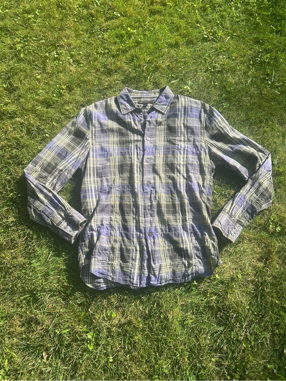 John Varvatos purple long sleeve button up